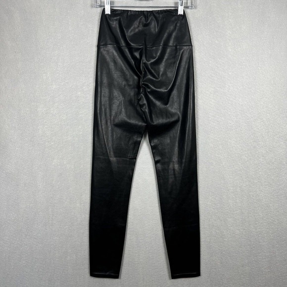 Wilfred Free Daria Vegan Leather Leggings Small Black Pull On High Waisted - Picture 8 of 13